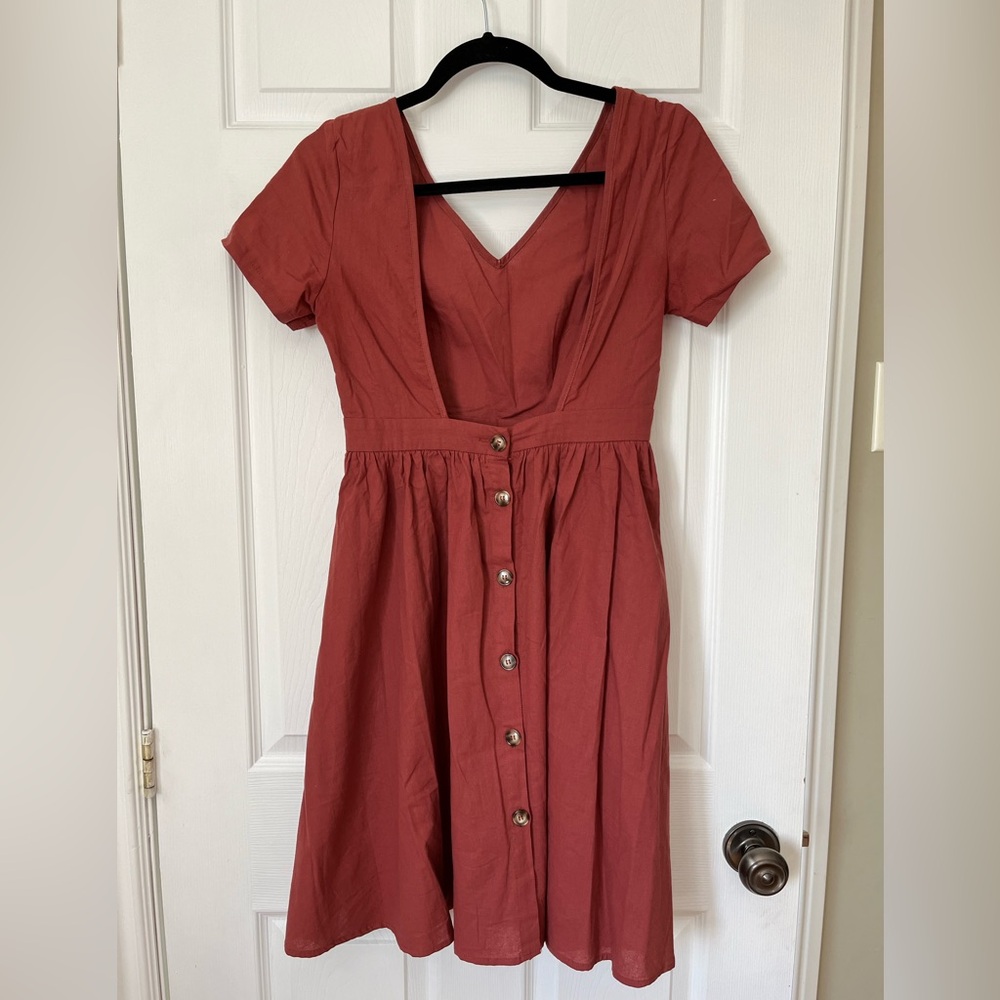 SHEIN backless dress